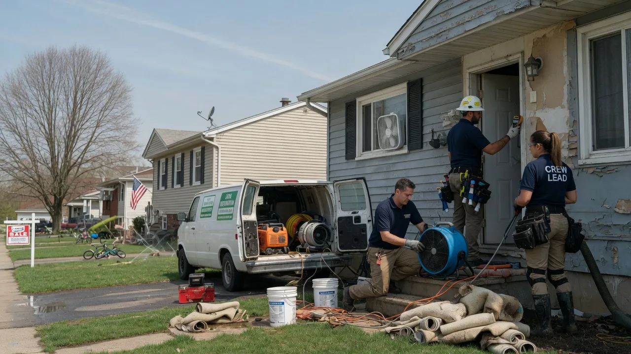 Flood Cleanup in Brooktondale, NY near me
